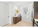Bright kitchen boasts modern design with sleek cabinetry, white countertops, and stainless steel appliances at 4394 Zenobia St, Denver, CO 80212