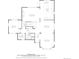 Detailed floor plan showing room dimensions and layout of the home's interior at 4286 S Cole St, Morrison, CO 80465