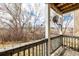 Balcony view with trees and some landscaping at 1273 S Gilbert St # A103, Castle Rock, CO 80104