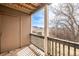 Balcony overlooking sparse vegetation under a blue sky at 1273 S Gilbert St # A103, Castle Rock, CO 80104