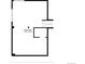 Basement floor plan measuring 17'9