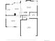 First floor plan featuring a kitchen, dining area, living room, Gathering room, laundry, bathroom and garage at 4338 N Ceylon Ct, Denver, CO 80249