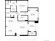 Detailed floor plan with labeled rooms and dimensions including primary bedroom, living room, and kitchen at 1651 W Canal Cir # 613, Littleton, CO 80120