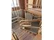 Interior view of a home's wooden staircase under construction at 5191 Lions Paw St, Castle Rock, CO 80104