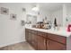 Bathroom with dual sinks, modern cabinetry, and counter space perfect for a Gathering at 9227 Rolling Way # 201, Parker, CO 80134