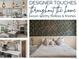 Collage showcasing the home's designer touches, fixtures, and finishes throughout at 5342 S Halifax Cir, Centennial, CO 80015