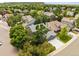 Aerial view of a home with mature trees in a neighborhood at 6772 Tiger Tooth, Littleton, CO 80124