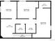 Detailed floor plan of the home's lower level, showcasing the layout of bedrooms, bathroom, and other spaces at 4290 S Deframe St, Morrison, CO 80465