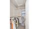 Walk-in closet with ample shelving and hanging space, providing practical storage solutions at 18066 E 104Th Way, Commerce City, CO 80022