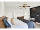 Comfortable main bedroom with a fireplace and ample space at 11575 Wilson Cir, Parker, CO 80134