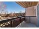 Relaxing balcony featuring neighborhood views at 7040 W 20Th Ave # 206, Lakewood, CO 80214