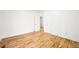 A simple bedroom space offers hardwood floors and two closets, ready for transformation at 734 N Downing St, Denver, CO 80218