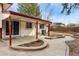 This is a patio with a covered porch and yard at 12378 E Cedar Cir, Aurora, CO 80012