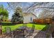 Charming backyard showcasing a stone patio, lush lawn, and a well-maintained garden at 12705 Home Farm Dr, Westminster, CO 80234