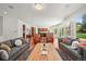 Spacious living room with hardwood floors, comfortable seating, and abundant natural light at 6566 S Telluride St, Aurora, CO 80016