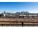 Beautiful city view from rooftop with gravel and railing, a great sight to behold at 2650 Front View # 205, Denver, CO 80211