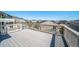 Spacious deck offers views of the surrounding neighborhood and plenty of sunshine at 18189 House Finch Ln, Parker, CO 80134