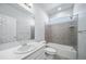 Bathroom featuring a bathtub, shower, and a vanity sink with ample counter space at 18189 House Finch Ln, Parker, CO 80134