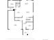 Detailed floor plan of the home's first floor showcases the layout of rooms and spaces at 18189 House Finch Ln, Parker, CO 80134