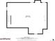 Basement floor plan with dimensions and total square footage outlined at 1246 S Routt Way, Lakewood, CO 80232