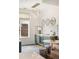 Charming breakfast nook featuring custom cabinetry, wine fridge and a marble countertop at 3220 Zuni St, Denver, CO 80211