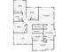 Upstairs floor plan displaying bedrooms, bathrooms, laundry room and loft area at 9724 Cantabria Pt, Lone Tree, CO 80124