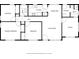 Detailed floor plan showcasing the layout of the house, including the living spaces and bedrooms at 3137 S Glencoe St, Denver, CO 80222