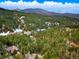 A charming single-Gathering home nestled among lush green trees and snow-covered mountains at 28254 Tresine Dr, Evergreen, CO 80439
