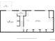 Floorplan view of the basement featuring a recreation room, bathroom, and patio access at 28254 Tresine Dr, Evergreen, CO 80439