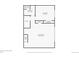 Basement level floor plan featuring a large Gathering room, bedroom, closet, and bathroom at 1321 W Caley Ave, Littleton, CO 80120