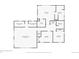 Second level floor plan displaying the primary bedroom, bedrooms, bathrooms, closets and laundry room at 1321 W Caley Ave, Littleton, CO 80120