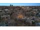 Captivating aerial view displays the charming neighborhood near downtown with city views at 2033 E 21St Ave, Denver, CO 80205