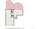 Basement floor plan featuring a Gathering room, laundry room, bathroom, garage, and patio at 5210 Roadrunner Ave, Firestone, CO 80504