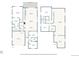 Detailed floor plan of the home's layout and dimensions with an attached garage at 18036 E 99Th Ave, Commerce City, CO 80022