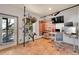 Office features tile flooring, large windows with natural light, and plenty of desk space at 31324 Kings Vly, Conifer, CO 80433