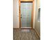 Front door with unit number and a doormat at 23634 Pondview Pl # B, Golden, CO 80401