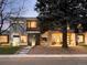 Contemporary two story home with modern architecture and professional landscaping at 1 S Forest St, Denver, CO 80246