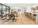 Bright and airy living room featuring hardwood floors, modern furnishings, and an open floor plan at 1 S Forest St, Denver, CO 80246
