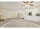 Living room features a fireplace and an open floorplan at 14190 E Temple Dr # O-04, Aurora, CO 80015