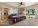 Spacious bedroom with outdoor access and scenic views, plus built in dressers at 20995 County Road 28, Hudson, CO 80642