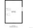 Floor plan illustrating the basement space with the dimensions of the room included at 3201 S Pearl St, Englewood, CO 80113