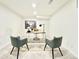 Finished basement office space featuring an area rug, a modern desk, and neutral walls at 4192 S Vrain St, Denver, CO 80236