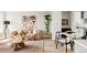 Bright living room featuring a modern design with a comfortable leather sofa and stylish decor, perfect for relaxation at 8280 E 36Th Ave # 27, Denver, CO 80238