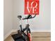 Bright workout area featuring stationary bicycle at 8280 E 36Th Ave # 27, Denver, CO 80238