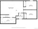 Basement floor plan featuring bedrooms, recreation room, utility and bath at 3067 Robin Way, Denver, CO 80222