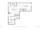 Basement floor plan showing finished basement with rooms and storage at 23426 Briar Leaf Ave, Parker, CO 80138