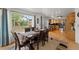 Open concept dining area features lots of light and access to the kitchen and back yard at 408 Sylvestor Trl, Highlands Ranch, CO 80129