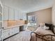 Cozy bedroom with built-in desk, ample storage, and a serene atmosphere for relaxation at 31 Shetland Ct, Highlands Ranch, CO 80130