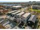 Stunning aerial view of modern townhomes in a vibrant community, showcasing urban living at its finest at 2451 Lawrence St # 2, Denver, CO 80205