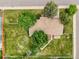 Well-maintained property with a beautiful lawn and mature landscaping, top-down perspective at 8198 E Lehigh Dr, Denver, CO 80237